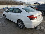 2015 Honda Civic Lx White vin: 19XFB2F50FE285415