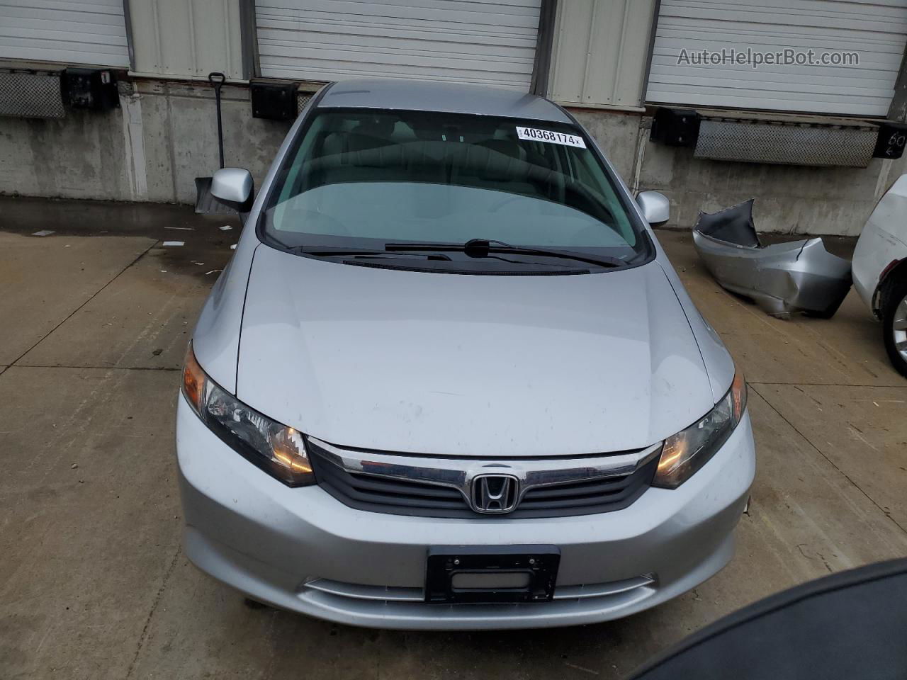 2012 Honda Civic Lx Silver vin: 19XFB2F51CE016089