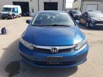 2012 Honda Civic Lx Синий vin: 19XFB2F51CE032339