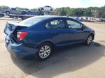 2012 Honda Civic Lx Blue vin: 19XFB2F51CE032339