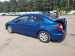 2012 Honda Civic Lx Синий vin: 19XFB2F51CE032339