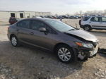 2012 Honda Civic Lx Gray vin: 19XFB2F51CE041882