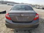 2012 Honda Civic Lx Gray vin: 19XFB2F51CE041882