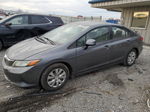 2012 Honda Civic Lx Gray vin: 19XFB2F51CE051019