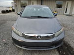 2012 Honda Civic Lx Gray vin: 19XFB2F51CE051019