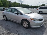 2012 Honda Civic Lx Silver vin: 19XFB2F51CE084019