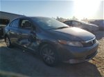 2012 Honda Civic Lx Gray vin: 19XFB2F51CE087776