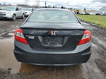 2012 Honda Civic Lx Black vin: 19XFB2F51CE097854