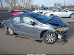 2012 Honda Civic Lx Gray vin: 19XFB2F51CE371084