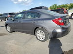 2012 Honda Civic Lx Gray vin: 19XFB2F51CE378987