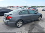 2013 Honda Civic Lx Gray vin: 19XFB2F51DE058800