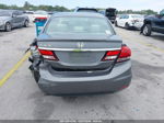 2013 Honda Civic Lx Gray vin: 19XFB2F51DE058800