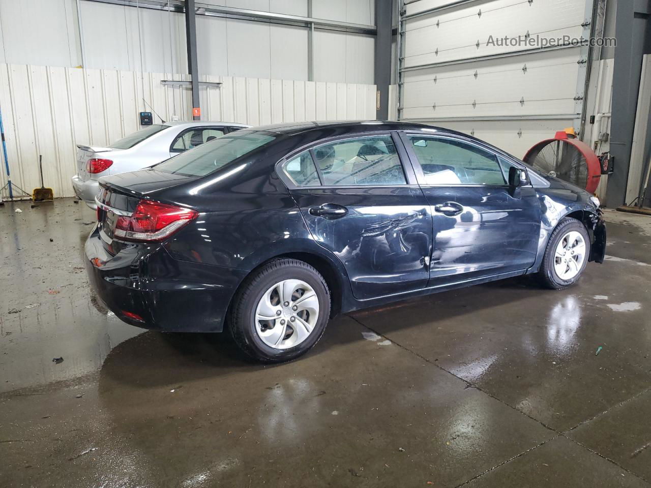 2013 Honda Civic Lx Black vin: 19XFB2F51DE075578