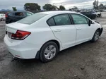 2013 Honda Civic Lx White vin: 19XFB2F51DE271410