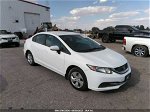 2014 Honda Civic Sedan Lx White vin: 19XFB2F51EE012028