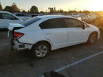 2014 Honda Civic Lx White vin: 19XFB2F51EE063545