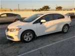 2014 Honda Civic Lx White vin: 19XFB2F51EE063545