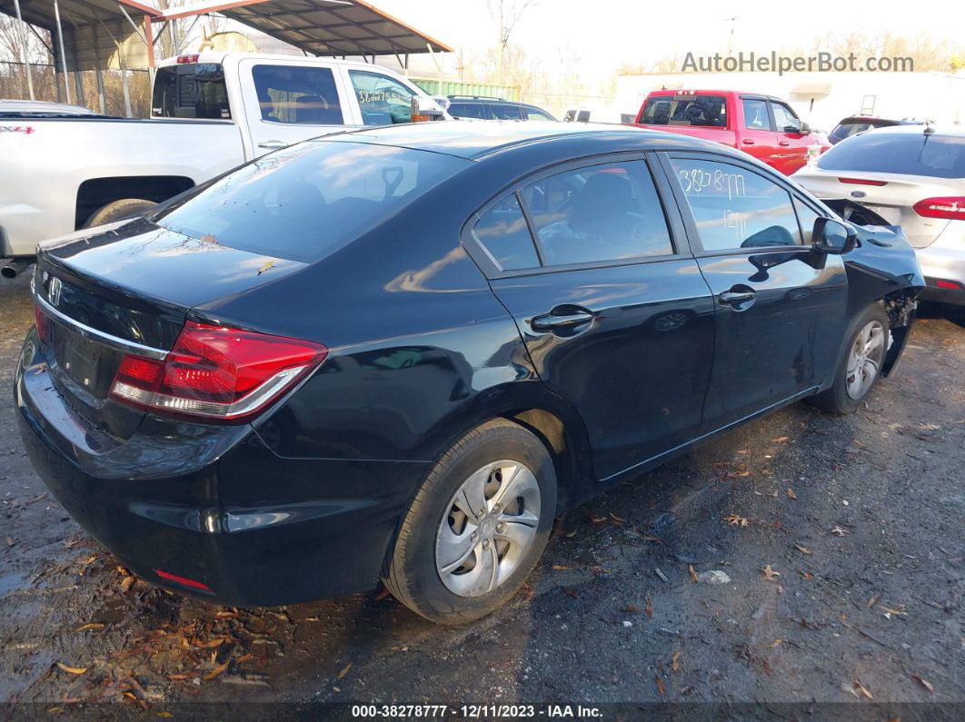 2014 Honda Civic Sedan Lx Black vin: 19XFB2F51EE200676