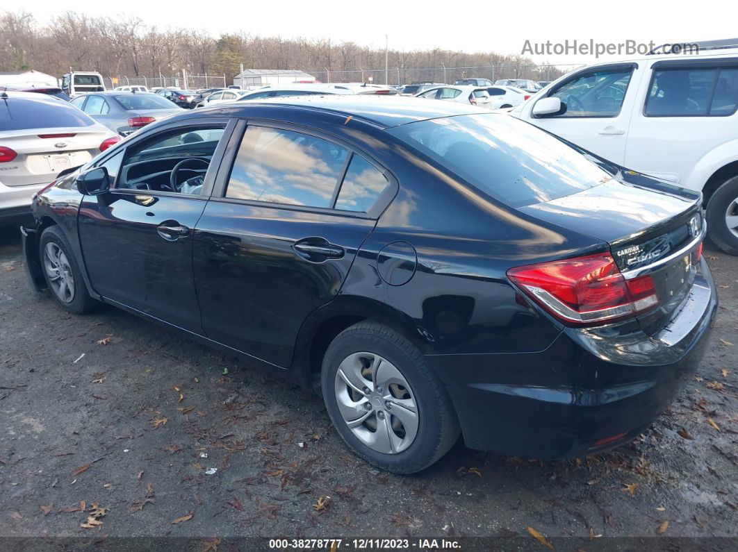 2014 Honda Civic Sedan Lx Black vin: 19XFB2F51EE200676