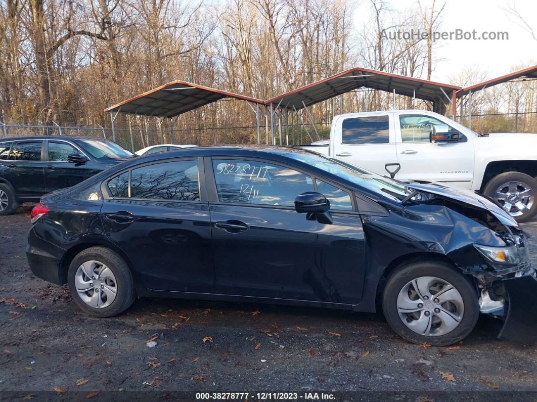 2014 Honda Civic Sedan Lx Black vin: 19XFB2F51EE200676