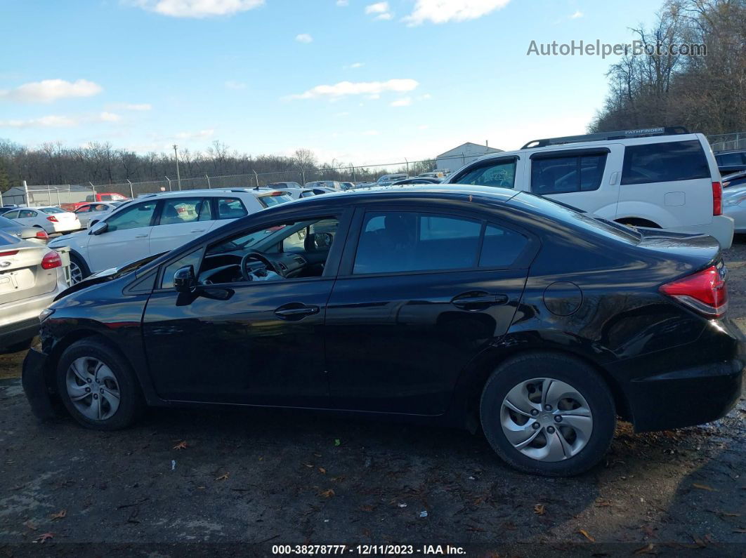 2014 Honda Civic Sedan Lx Black vin: 19XFB2F51EE200676