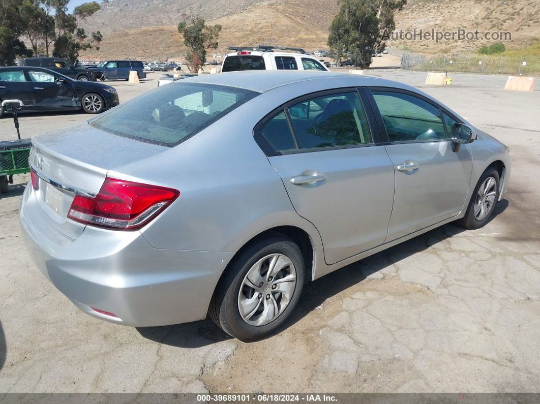 2014 Honda Civic Lx Silver vin: 19XFB2F51EE212553