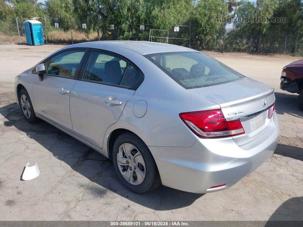 2014 Honda Civic Lx Silver vin: 19XFB2F51EE212553