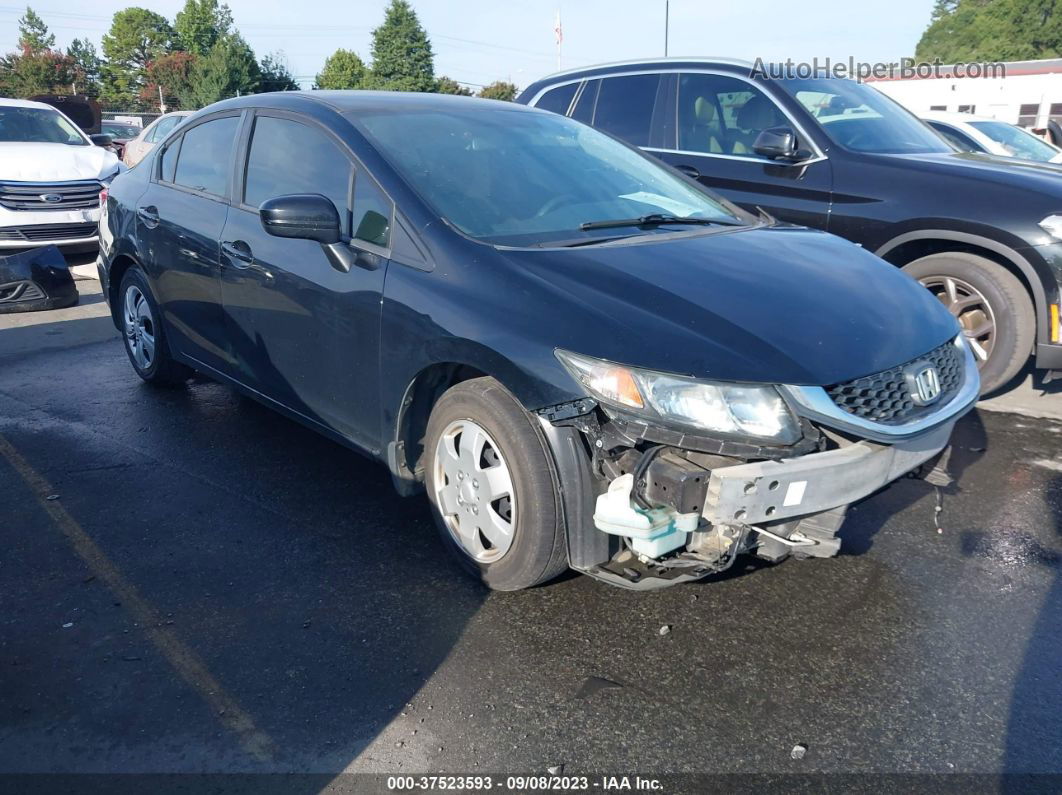 2014 Honda Civic Sedan Lx Black vin: 19XFB2F51EE228266