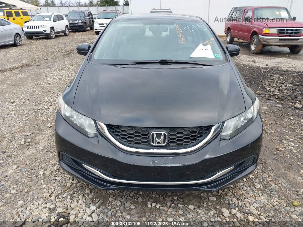 2014 Honda Civic Lx Черный vin: 19XFB2F51EE241826