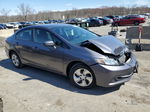 2014 Honda Civic Lx Gray vin: 19XFB2F51EE258528