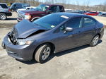 2014 Honda Civic Lx Gray vin: 19XFB2F51EE258528