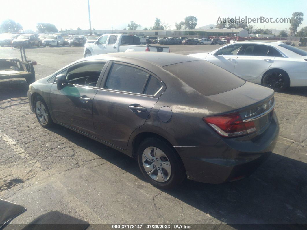 2014 Honda Civic Sedan Lx Gray vin: 19XFB2F51EE272476