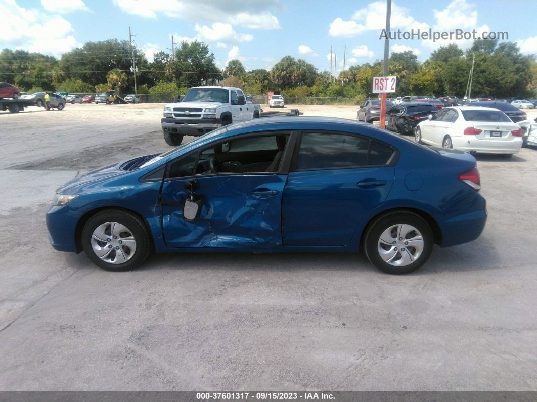 2015 Honda Civic Sedan Lx Blue vin: 19XFB2F51FE030904