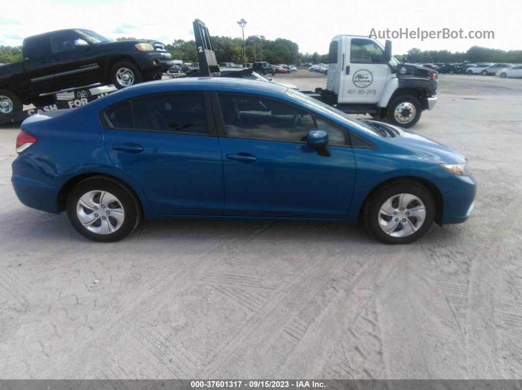 2015 Honda Civic Sedan Lx Blue vin: 19XFB2F51FE030904