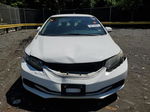 2015 Honda Civic Lx White vin: 19XFB2F51FE033687