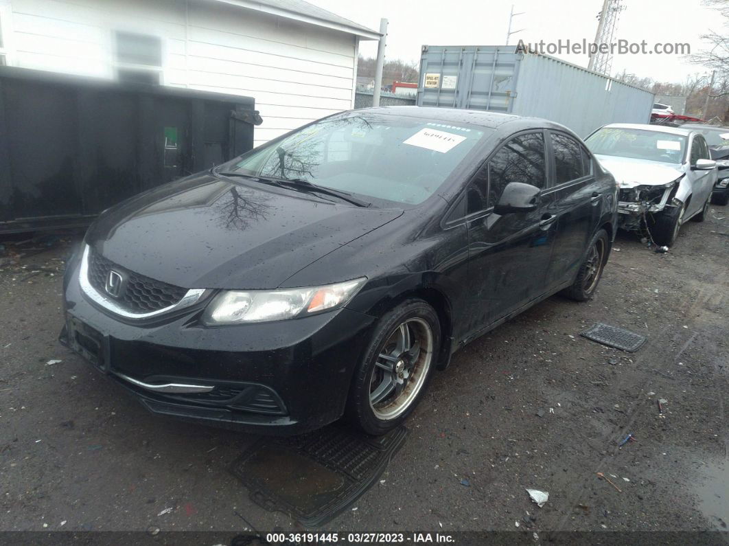 2015 Honda Civic Sedan Lx Black vin: 19XFB2F51FE049372