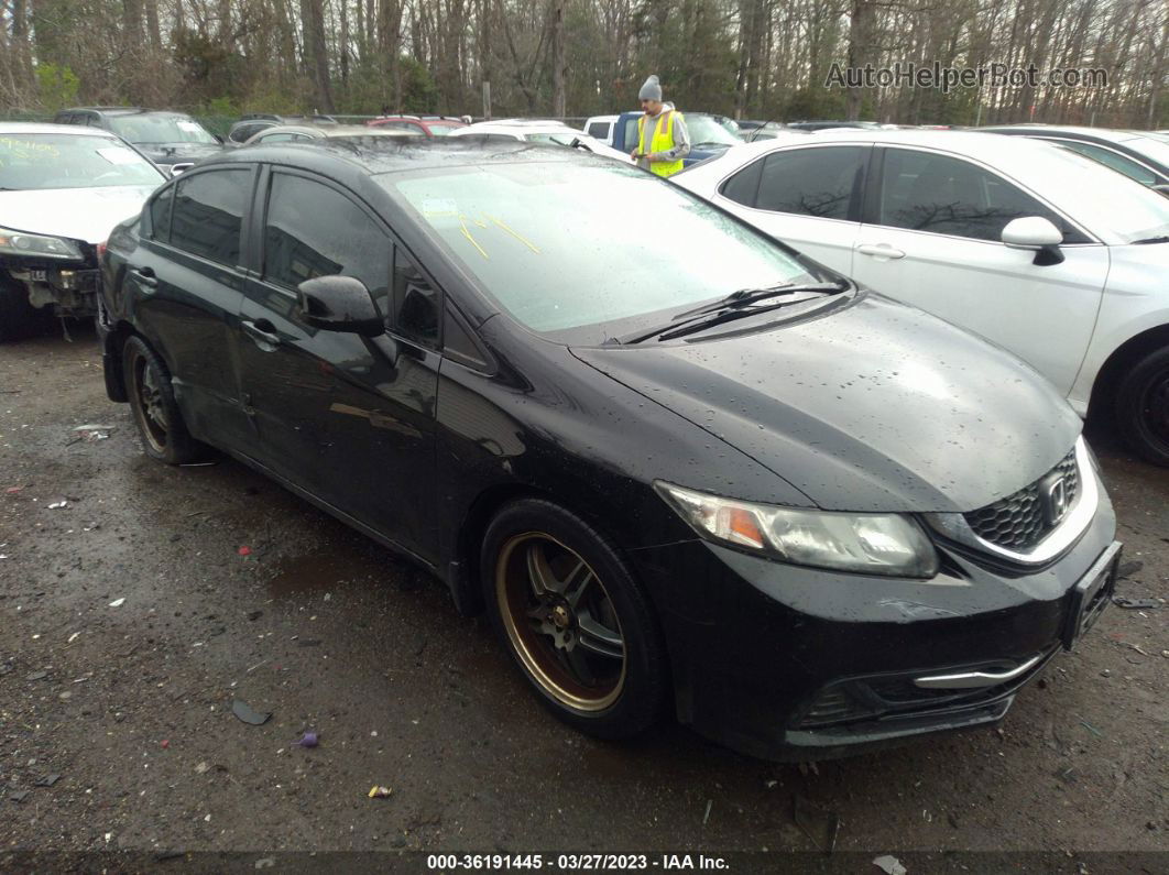 2015 Honda Civic Sedan Lx Black vin: 19XFB2F51FE049372