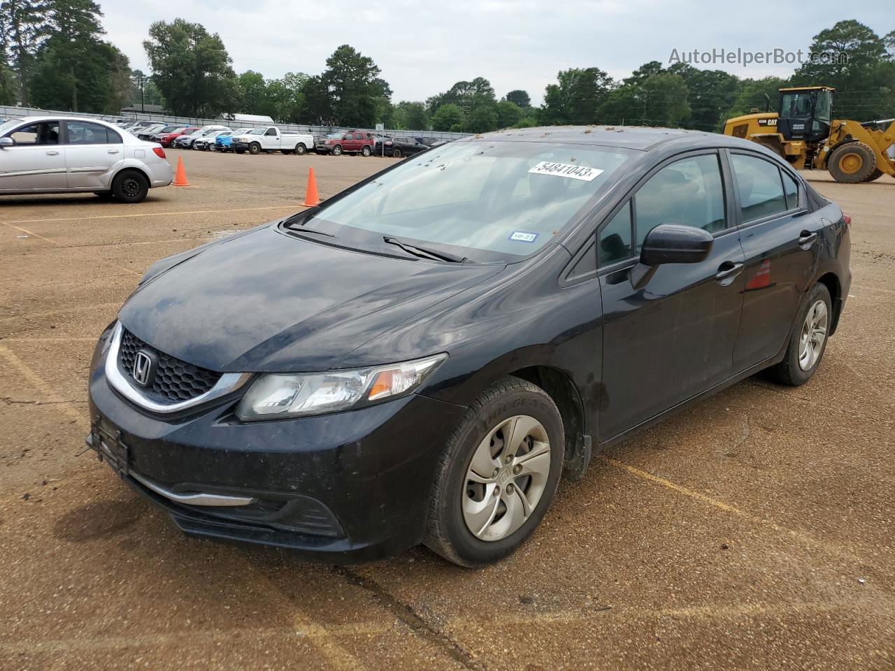 2015 Honda Civic Lx Black vin: 19XFB2F51FE090438