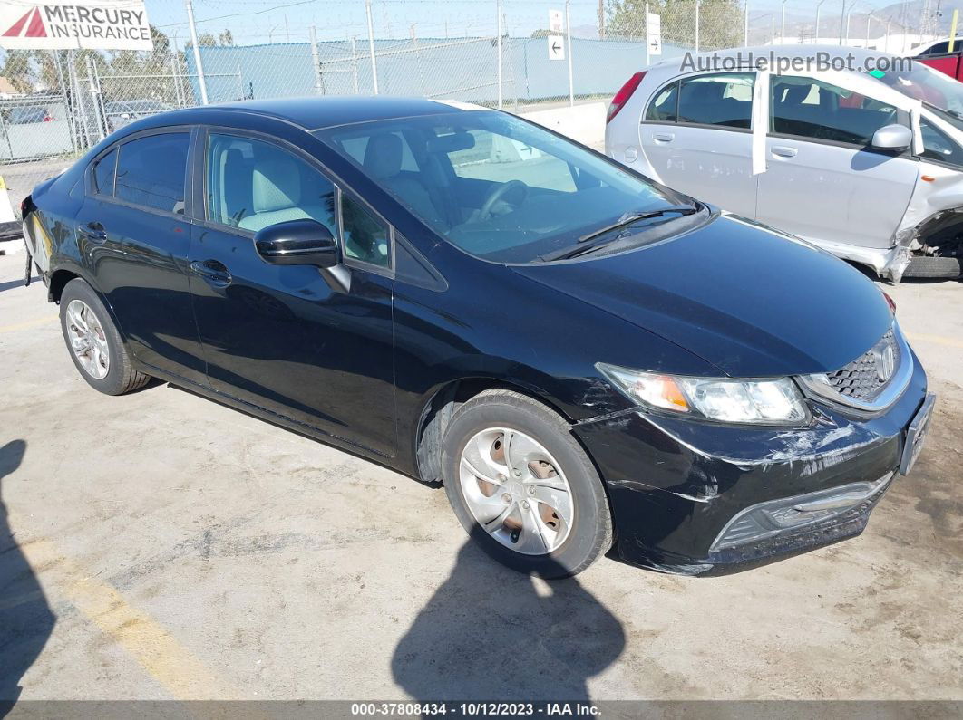 2015 Honda Civic Sedan Lx Black vin: 19XFB2F51FE207239