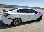 2015 Honda Civic Lx White vin: 19XFB2F51FE226227