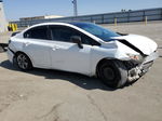 2015 Honda Civic Lx White vin: 19XFB2F51FE226227