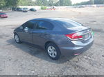 2015 Honda Civic Lx Gray vin: 19XFB2F51FE257686