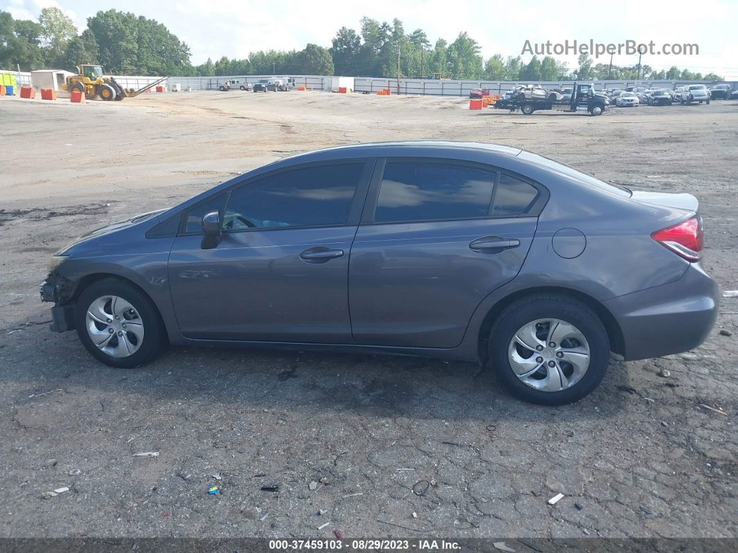 2015 Honda Civic Lx Gray vin: 19XFB2F51FE257686