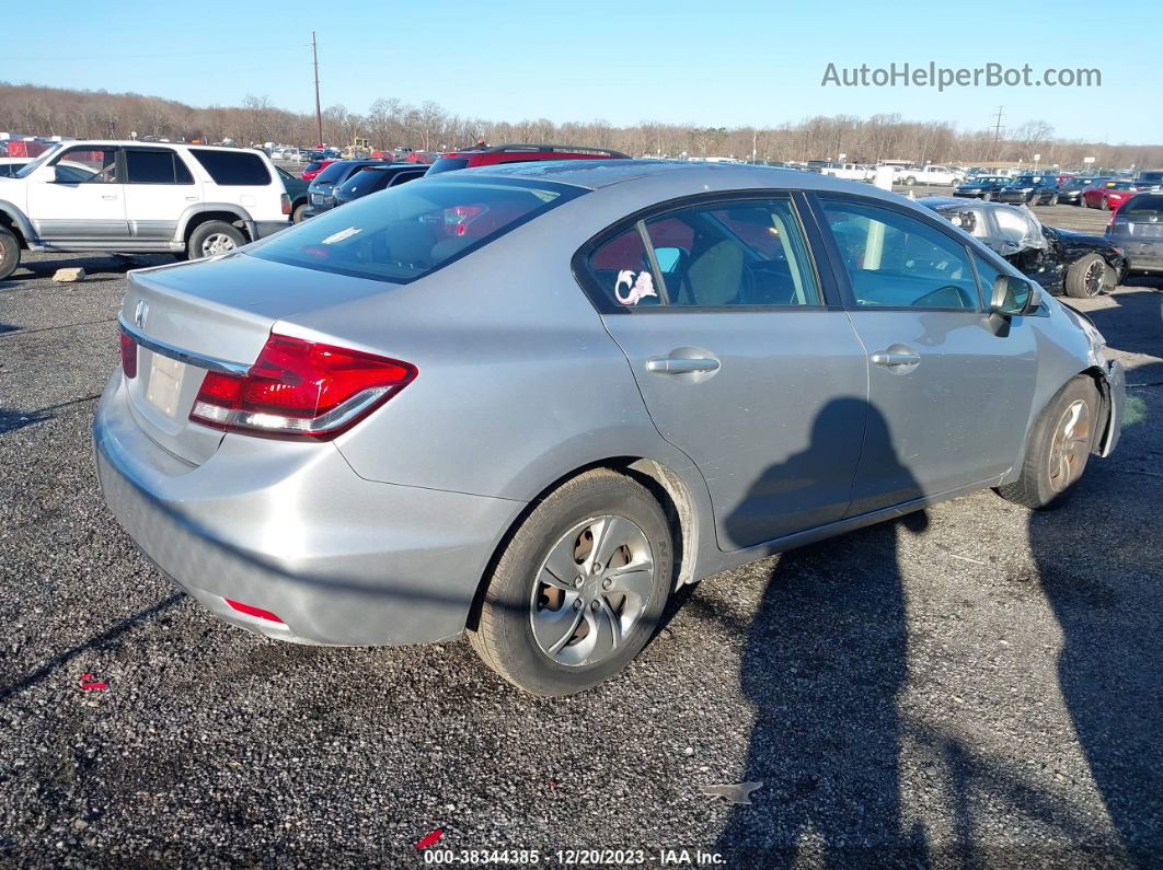 2015 Honda Civic Lx Silver vin: 19XFB2F51FE272303