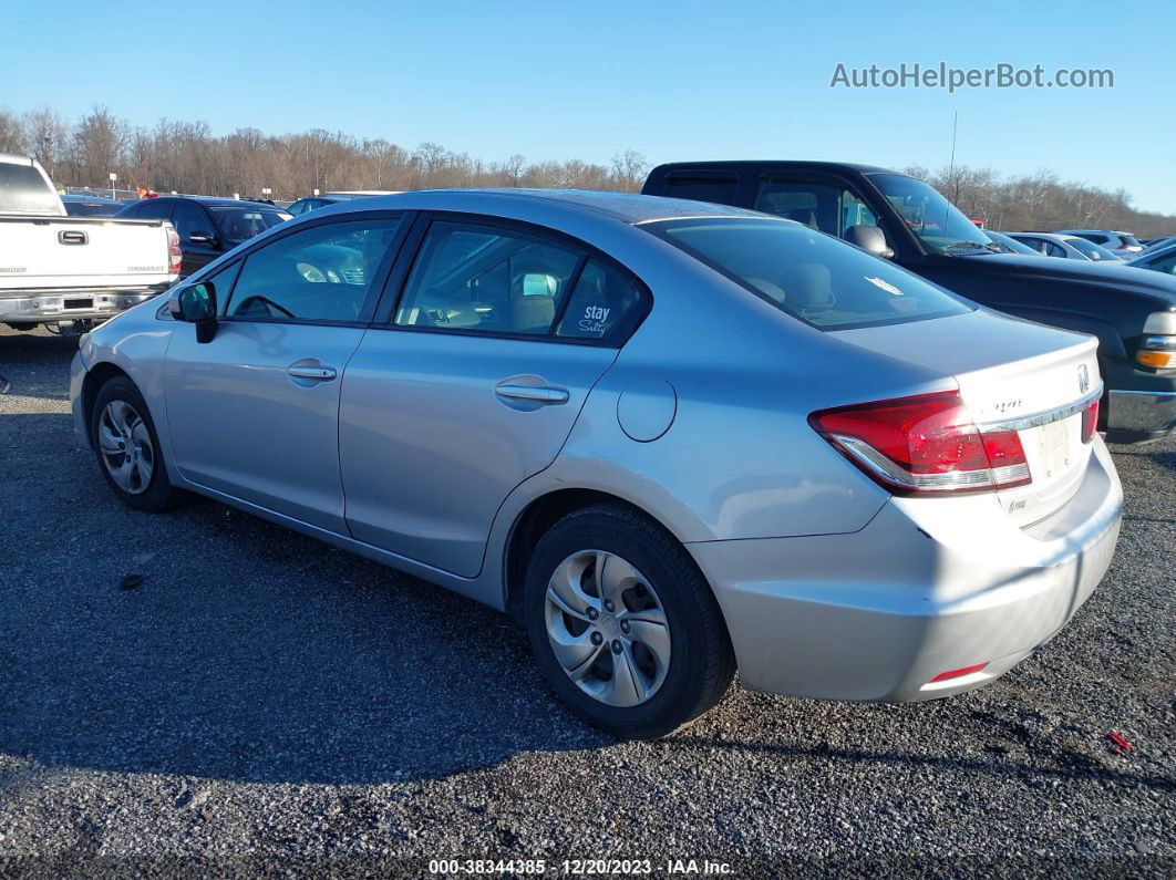 2015 Honda Civic Lx Silver vin: 19XFB2F51FE272303