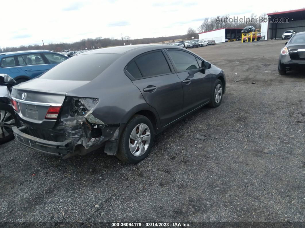 2015 Honda Civic Sedan Lx Gray vin: 19XFB2F51FE289635