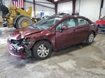 2012 Honda Civic Lx Burgundy vin: 19XFB2F52CE047576