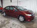 2012 Honda Civic Lx Бордовый vin: 19XFB2F52CE047576