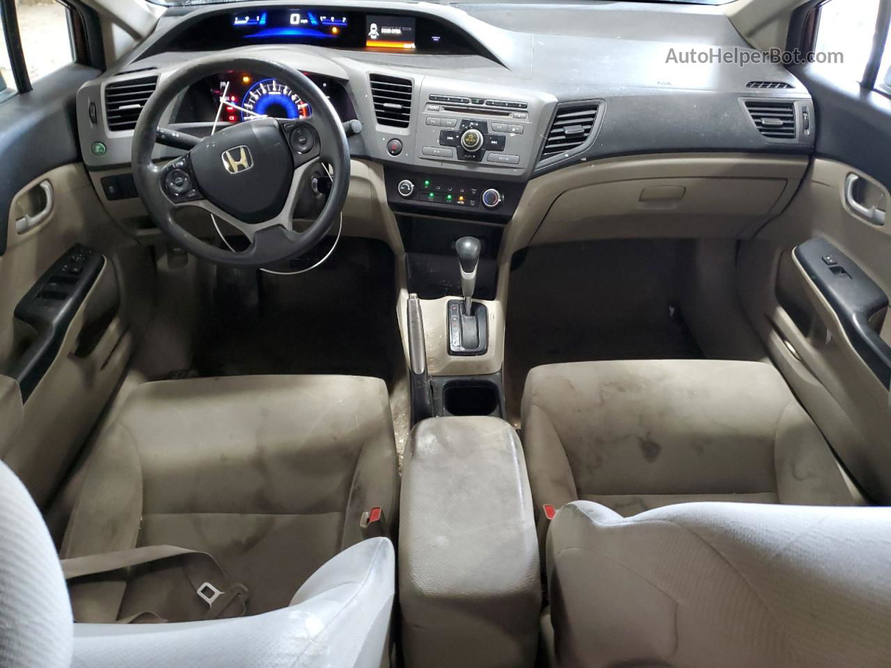 2012 Honda Civic Lx Бордовый vin: 19XFB2F52CE047576