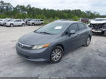 2012 Honda Civic Lx Gray vin: 19XFB2F52CE059971